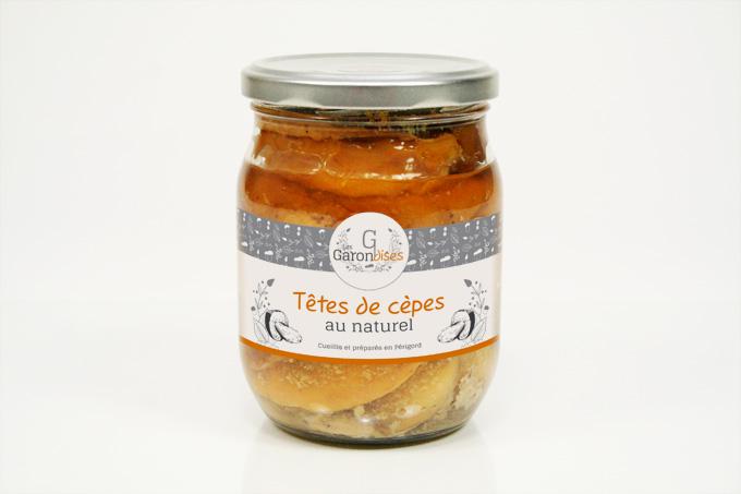 image de Têtes de cèpes au naturel